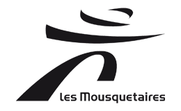 Les Mousquetaires_black logo